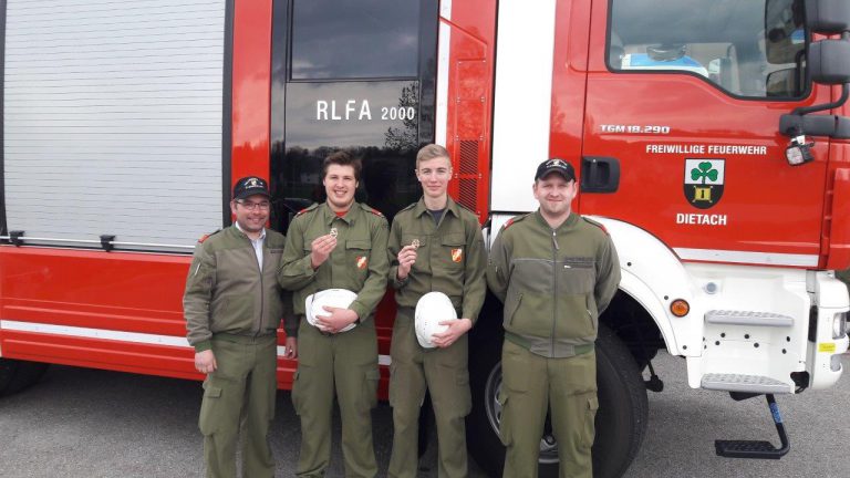 Gratulation zum Jugendleistungsabzeichen in Gold