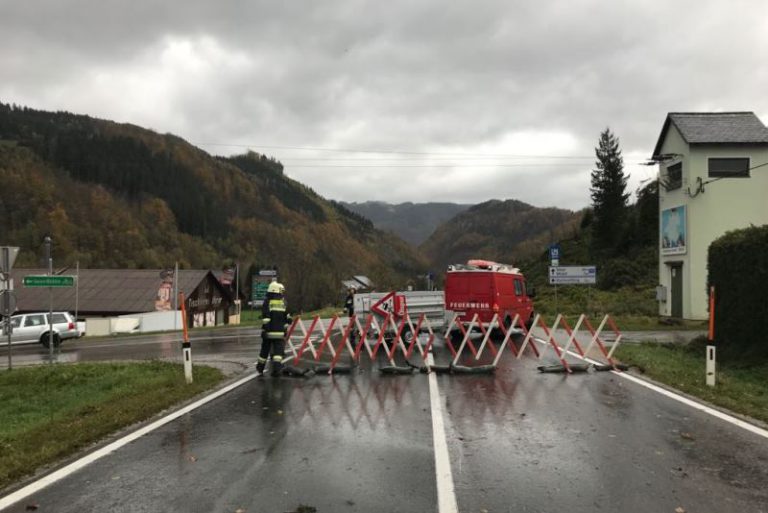 Unwettereinsätze nach starken Sturmböen