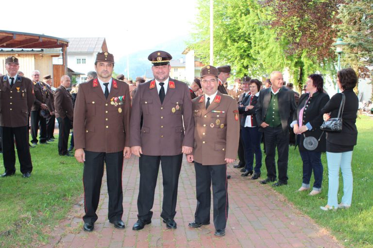 Florianifeier mit Nachbarfeuerwehren